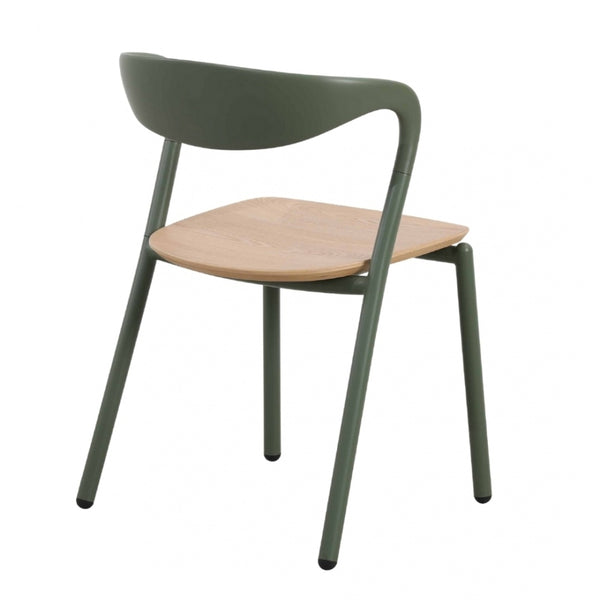 Fusion Living Darley Olive Green Dining Armchair