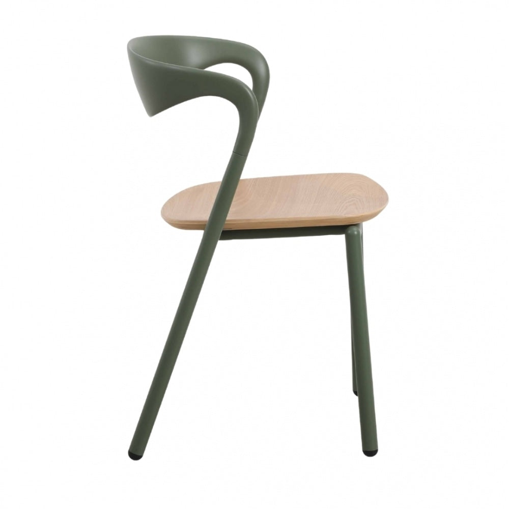 Fusion Living Darley Olive Green Dining Armchair