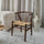Wishbone Walnut And Natural Hemp Weave Dining Chair