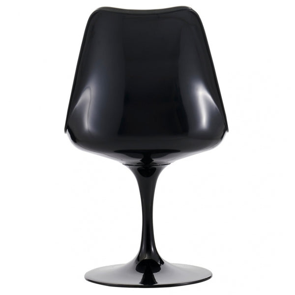 Black and Sunflower Yellow Chenille Chelsea Side Chair